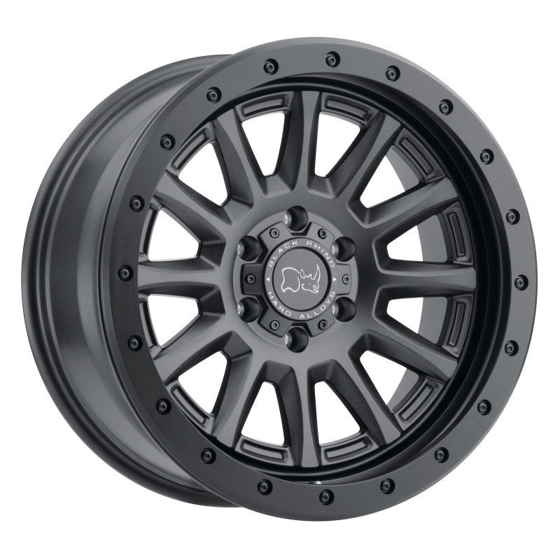 17×8.5 Black Rhino Dugger Gun Black
