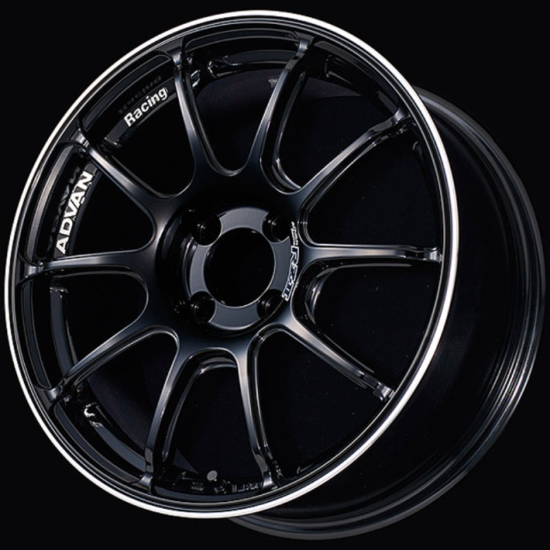 Advan RZII Wheel – 16×7.0 +48 | 4×100 | Racing Gloss Black & Ring