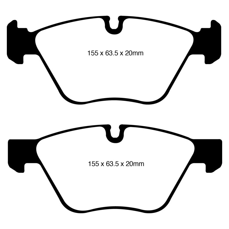 EBC 08-10 BMW 128 3.0 Greenstuff Front Brake Pads