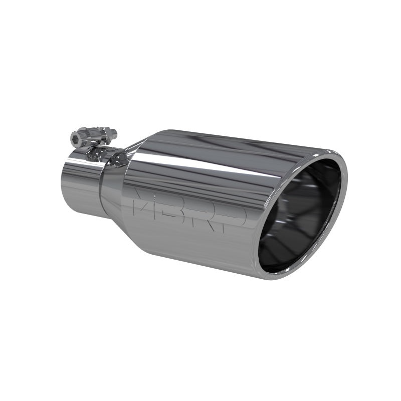 MBRP Universal Tip 4.5 O.D. Angle Rolled End 2.5 Inlet 11in Length – T304