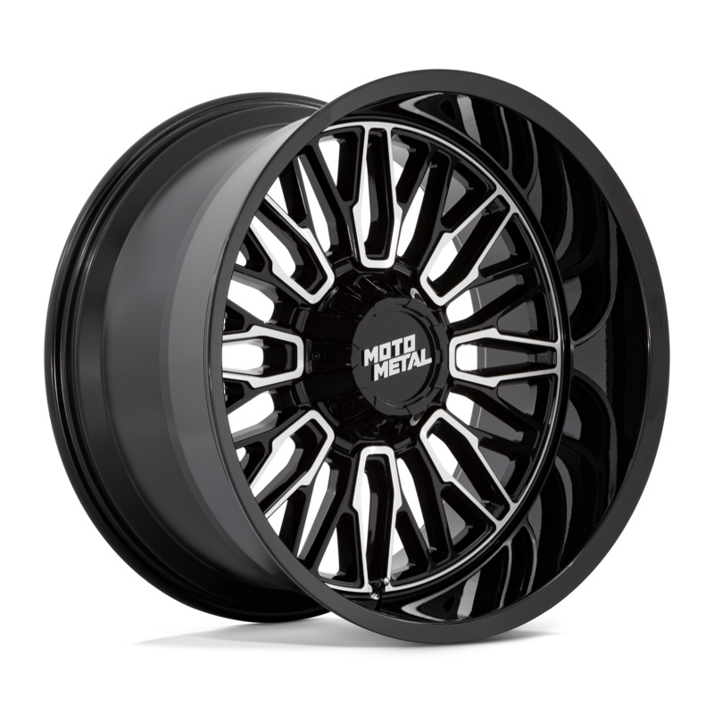 Moto Metal Wheels MO809 Stinger 20″ 8×165.1 Gloss Black Machined
