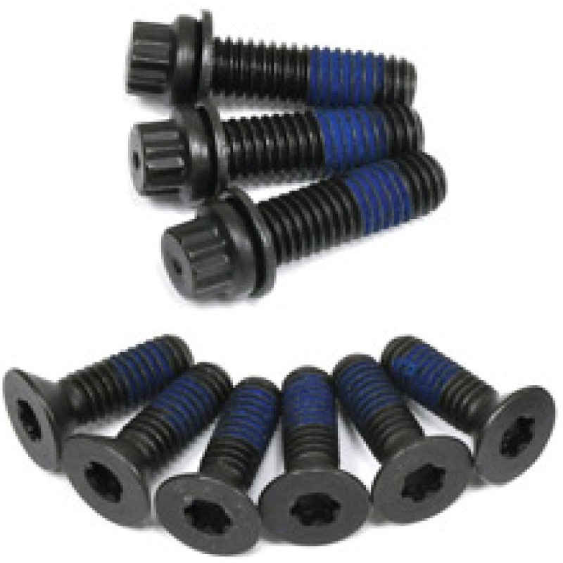ATI Damper Bolt Pack – LS Y Body – 6 – 5/16 – 18×1 & 3 – 3/8 – 16×1 – Aluml Flat Head – 9 Bolts