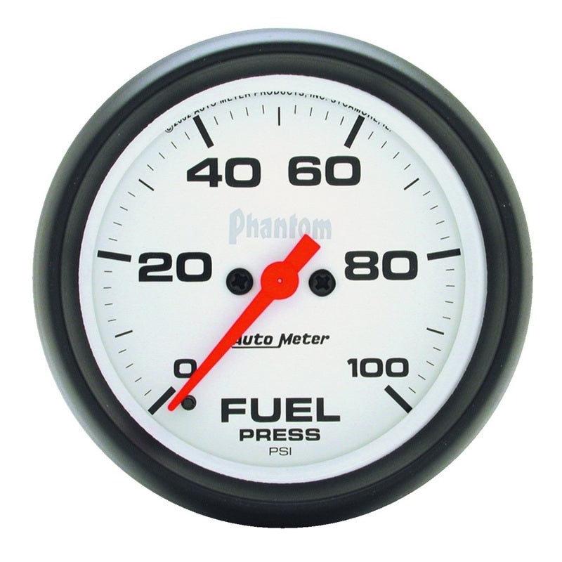 Autometer Phantom 2-5/8in 0-100 PSI Fuel Pressure Gauge Universal | 5863