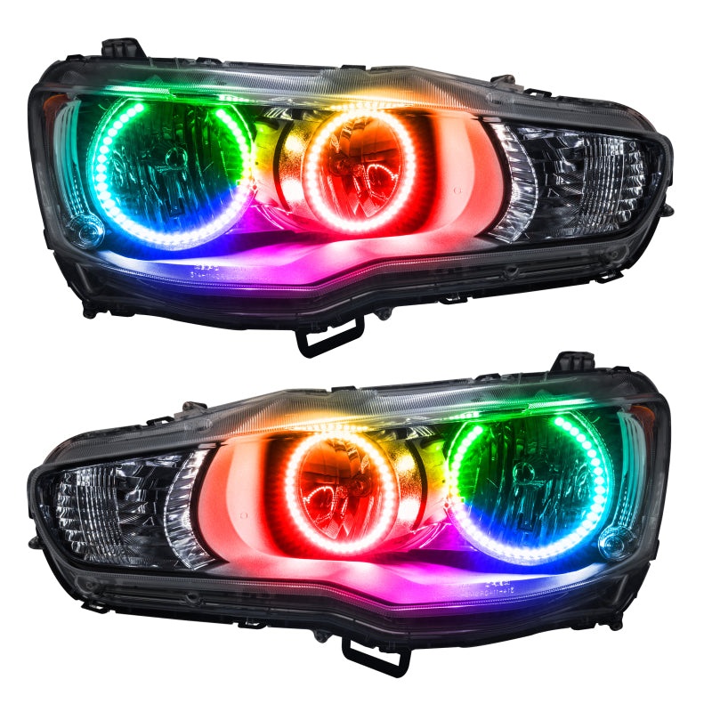Oracle Pre-Assembled Headlights SMD ColorSHIFT Mitsubishi Lancer 2008-2017 | orl7087-330