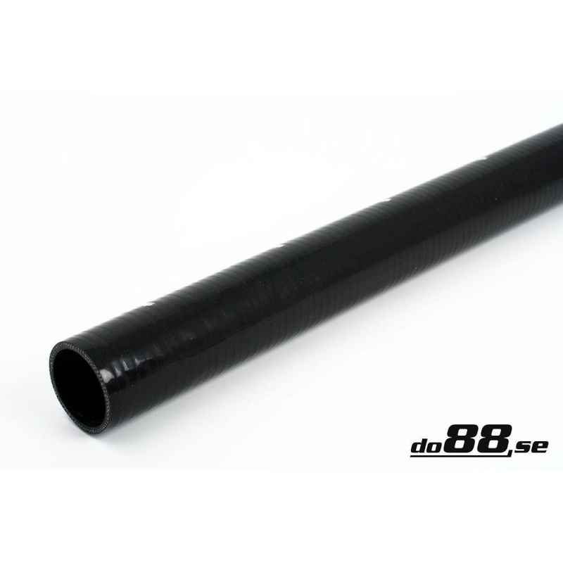 Silicone Hose Black straight length 2,125” (54mm)