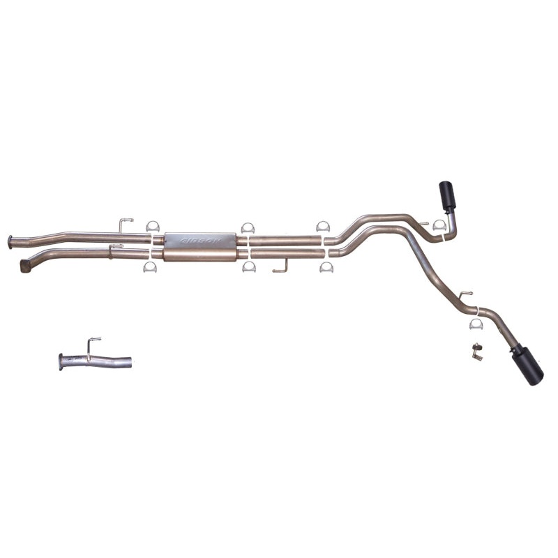 Gibson 07-09 Toyota Tundra SR5 4.7L 2.5in Cat-Back Dual Extreme Exhaust – Black Elite