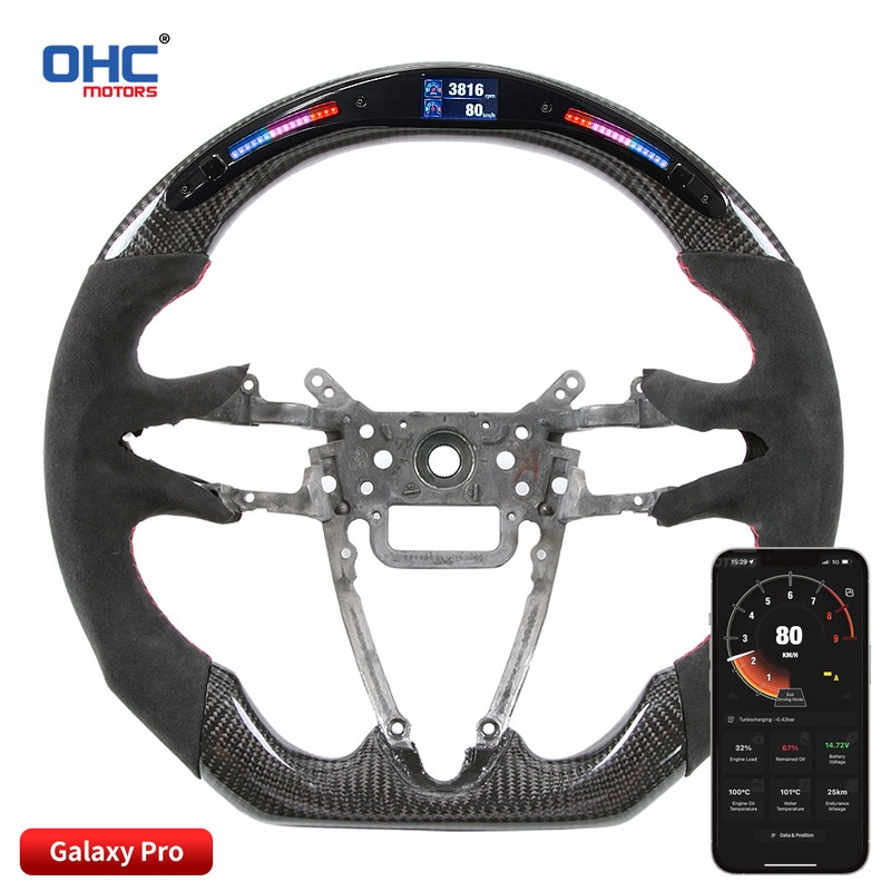 OHC Motors LED Light Up Steering Wheel for Honda Civic/ Fit/ City