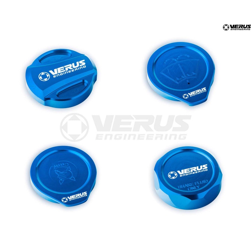 Verus Engineering Engine Bay Cap Set RLA Style Blue – 22+ WRX