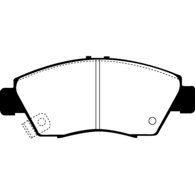 EBC 12 Acura ILX 1.5 Hybrid Greenstuff Front Brake Pads