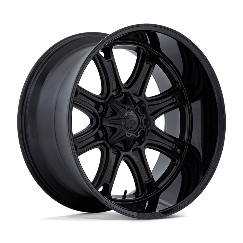 Fuel Wheels Darkstar 22″ 6×135/6×139.7 Matte Black With Gloss Black Lip