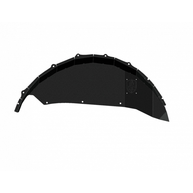 Road Armor 18-20 Jeep Wrangler JL Stealth Rear Fender Liner Body Armor – Black Steel
