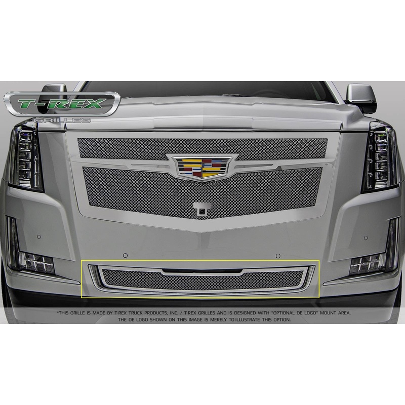 T-Rex Upper Class Bumper Grille Replacement 2015-2016 Cadillac Escalade (Chrome Plated & Polished)