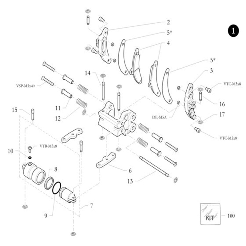8. 20.4734.20 Birel Piston Housing Seal