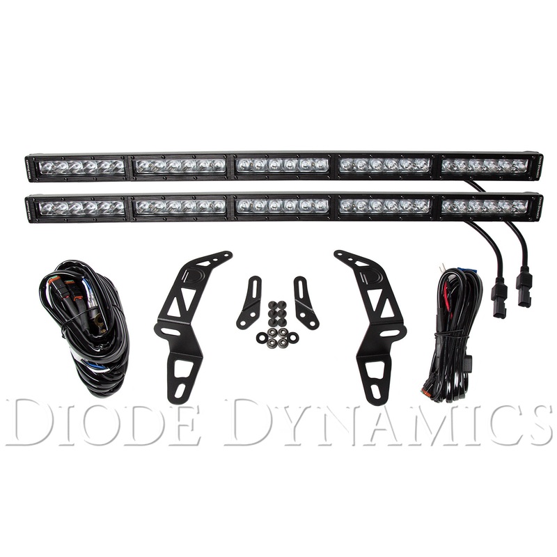 Jeep 2018 SS30 Bumper LED Kit White Driving Dual Diode Dynamics