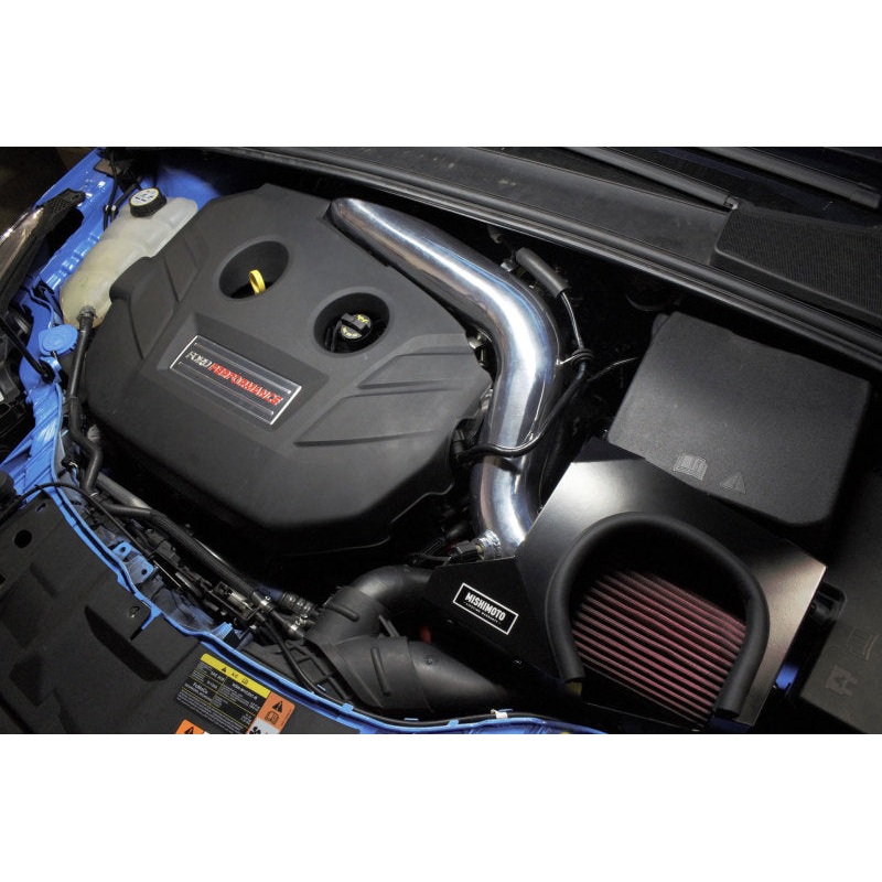 Mishimoto 2016 Ford Focus RS 2.3L Performance Air Intake Kit – Wrinkle Nitrous Blue