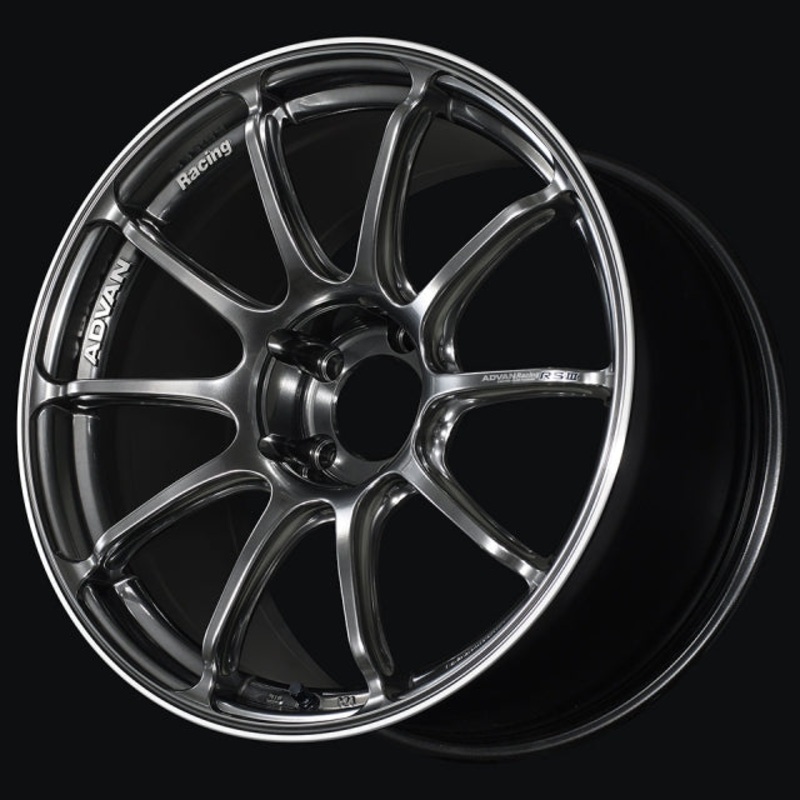 Advan RSIII Wheel – 18×8.0 +45 | 5×120 | Racing Hyper Black & Ring