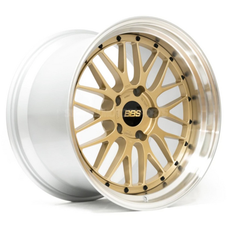 BBS LM 20×9.5 5×112 ET8 Gold Wheel 67mm PFS/Clip Required | LM460GPK