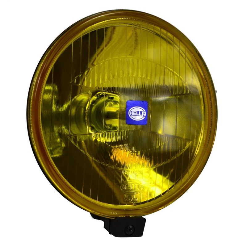 Hella 500 Series ECE 6.4in 55W Round Driving Beam Amber Light