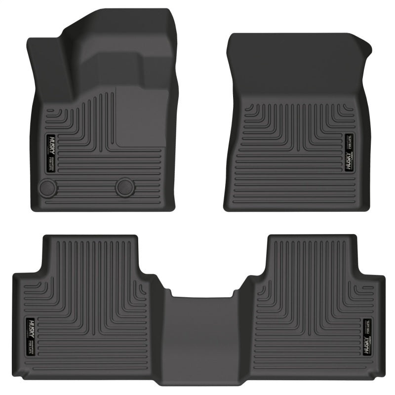 Husky Liners 2022 Mitsubishi Outlander WeatherBeater Front & 2nd Seat Floor Liner – Blk