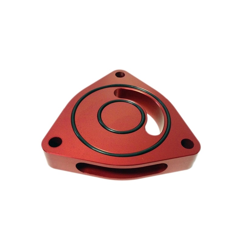 Torque Solution Blow Off BOV Sound Plate (Red): Hyundai Genesis Coupe 2.0T ALL