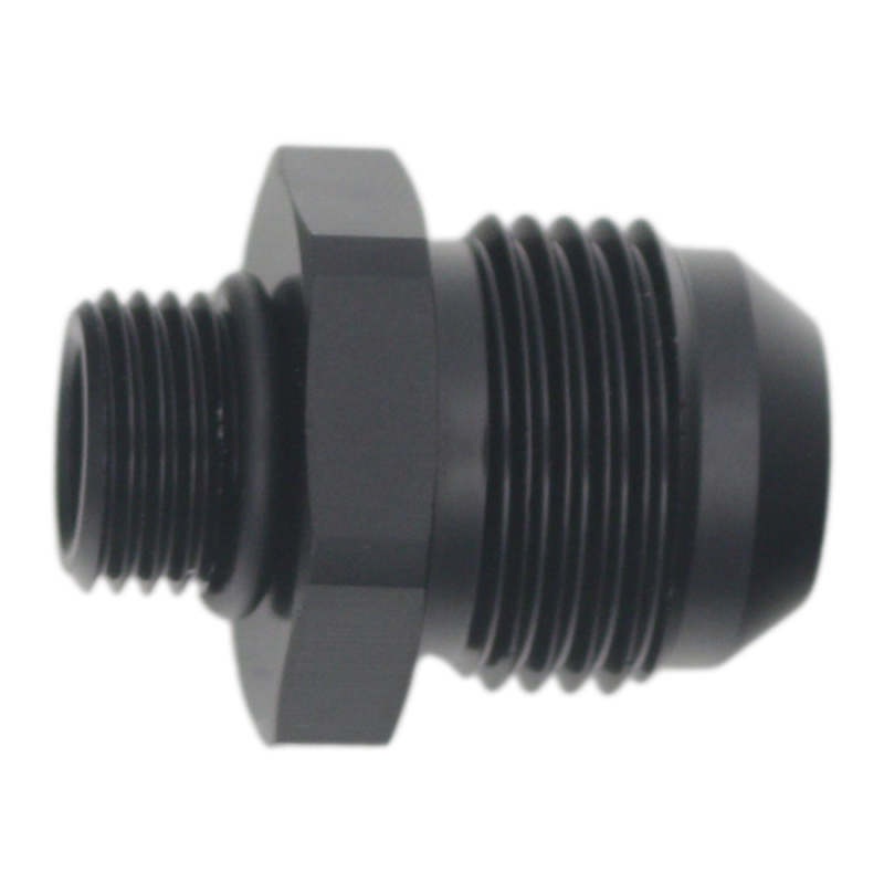 DeatschWerks 6AN ORB Male to 10AN Male Flare Adapter – Anodized Matte Black
