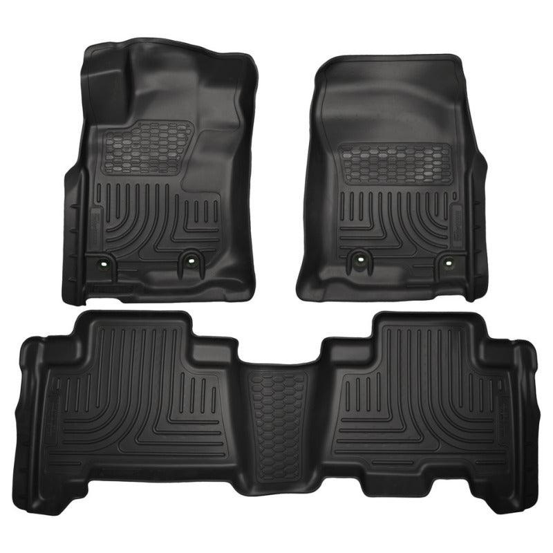 Husky Liners 2013 Toyota 4Runner WeatherBeater Black Front & 2nd Seat Floor Liners