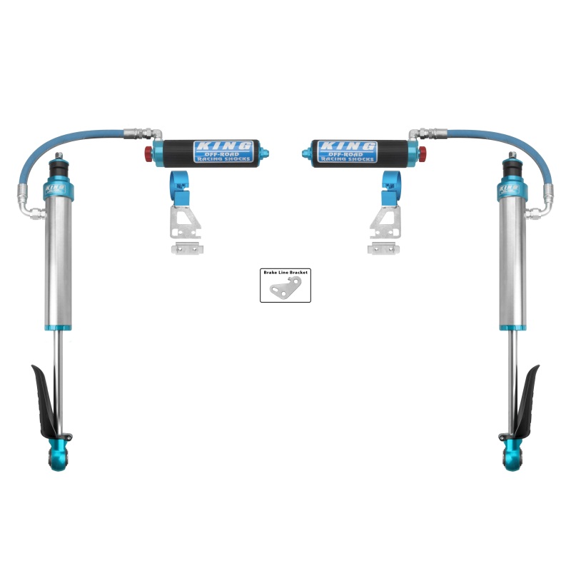 King Shocks 2024+ Toyota Tacoma 2.5 Dia Remote Reservoir Shock w/Adjuster (Pair) – Rear