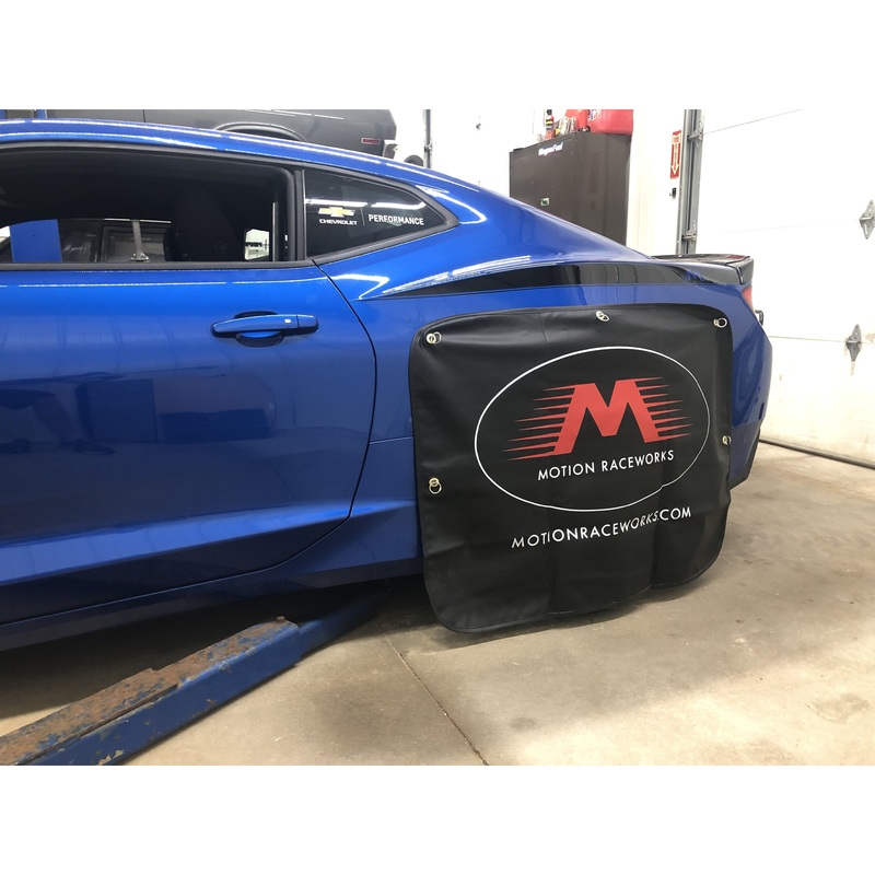 Motion Raceworks Tire Cover 34″ x 44″ (Sold Separately)
