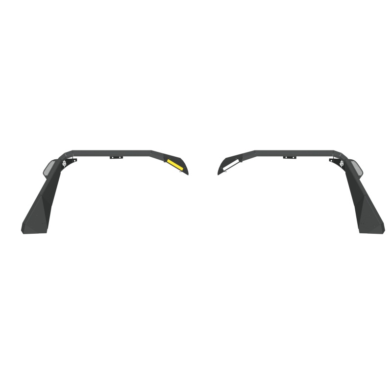 Road Armor 18-20 Jeep Wrangler JL Stealth Front Fender Flare w/Switchback LED DRL – Tex Blk