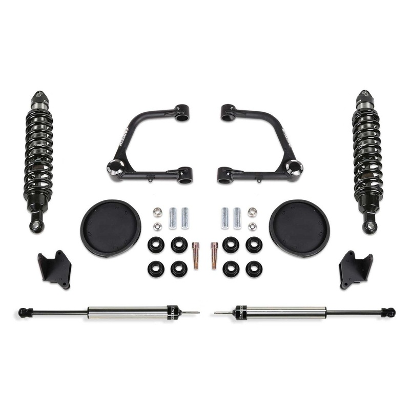 Fabtech 2022 Toyota Tundra 4WD 3 UNIBALL UCA LIFT KIT  FRONT DIRT LOGIC 2.5 COILOVERS & REAR COIL SPRING SPACERS W/REAR DIRT LOGIC 2.25 SHOCKS