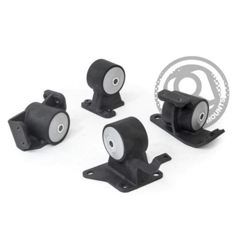 Innovative 90-99 Toyota MR2 5S/3S Black Steel Mounts 75A Bushings