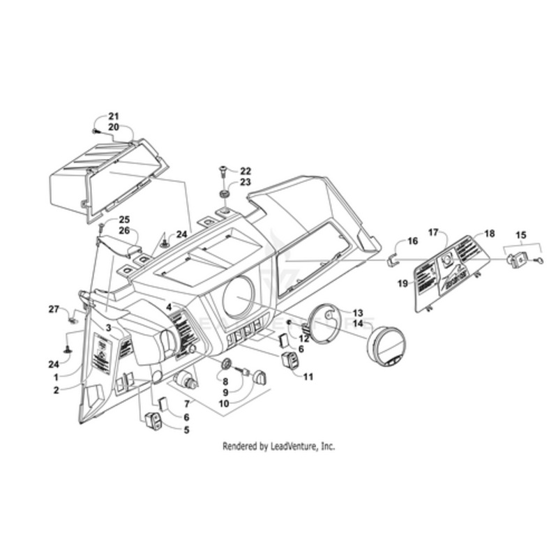 Key Blank (Cy-B) (Rb 0430-106) by Arctic Cat
