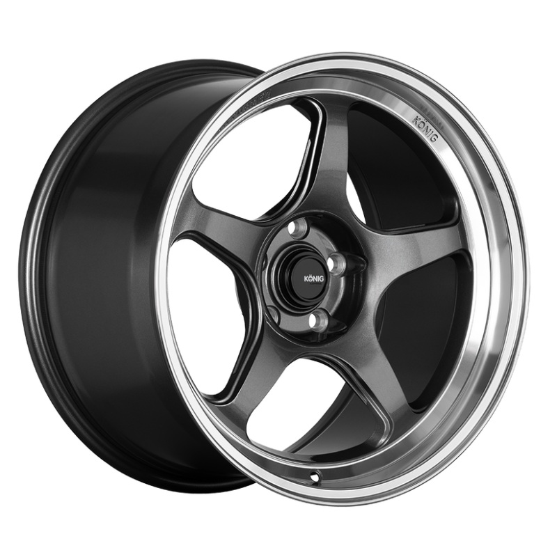 KONIG Hyperspec Wheel – 19×8.5A +42 | 5×114.3 | Anthracite Metallic w/ Machined Lip