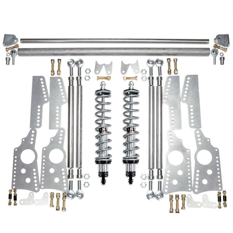 QA1 R270-150 HD Pro Rear Drag 4-Link System Double Adjust 150lb Springs
