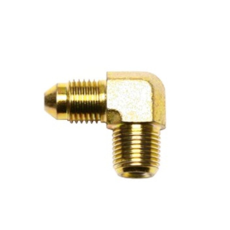Wilwood Inlet Fitting – 1/8-27 NPT to -3 (90)