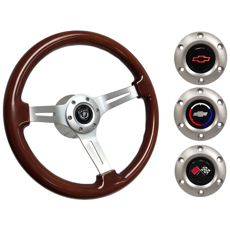 1970-88 Monte Carlo Steering Wheel Kit | Mahogany Wood | ST3027S