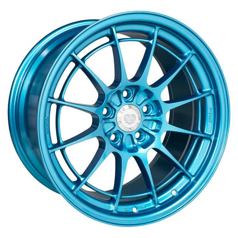 ENKEI NT03+M Wheel – 18×9.5 +40 | 5×114.3 | Emerald Blue