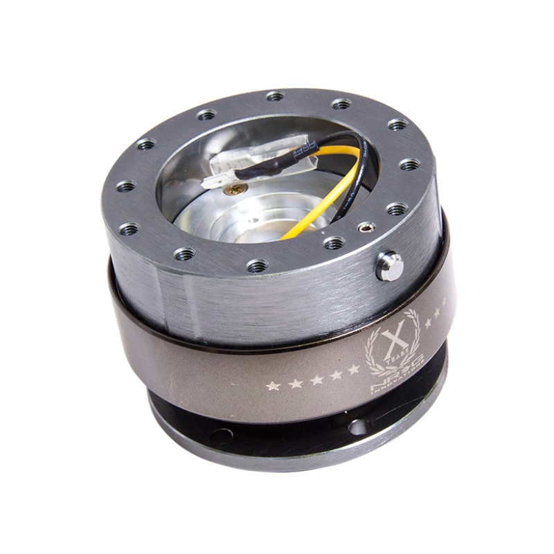 NRG Quick Release Gen 2.0 – Gunmetal Body / Titanium Chrome Ring