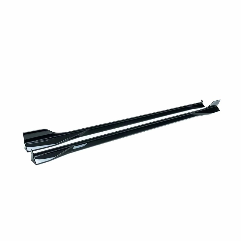 Zaero Design VW Golf GTI & Golf R Mk7 & Mk7.5 EVO-1 Gloss Black Side Skirts