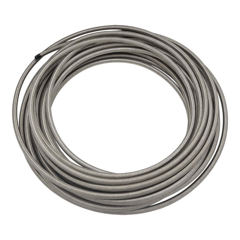 DeatschWerks 8AN Stainless Steel Double Braided CPE Hose – 50ft