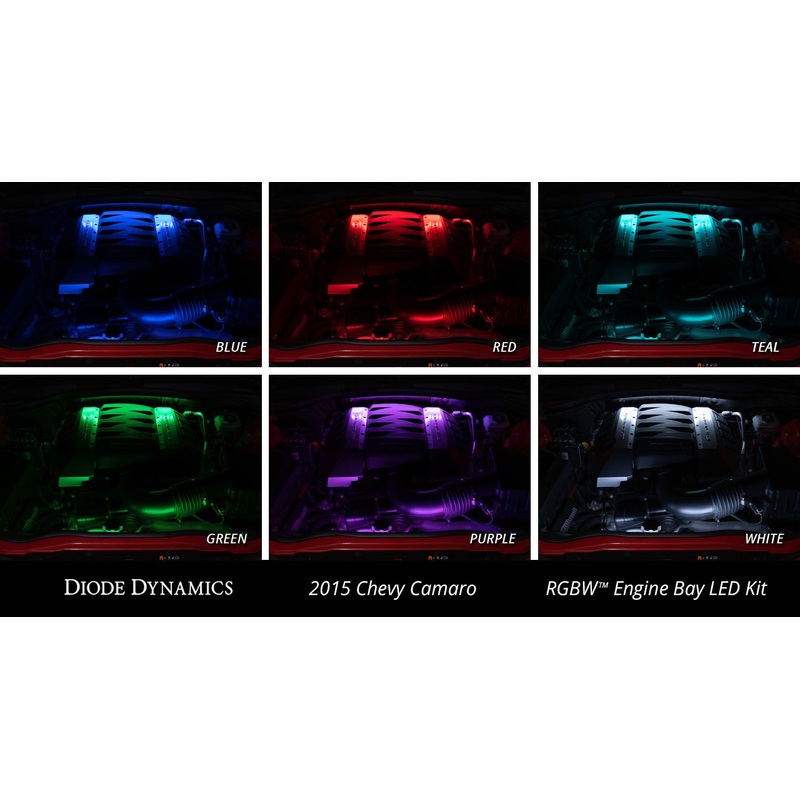RGBW Multicolor Engine Bay LED Kit