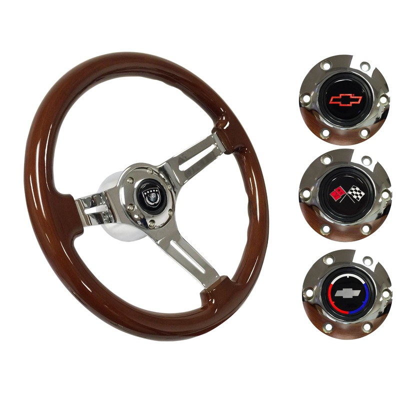 1984-89 Corvette Steering Wheel Kit | Mahogany Wood | ST3011