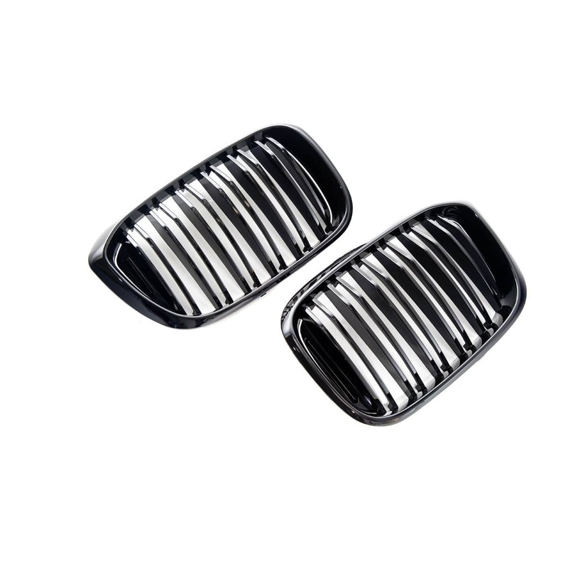 AutoTecknic Dual-Slats Gloss Black Front Grille Set – G01 X3 | G02 X4 Pre-LCI