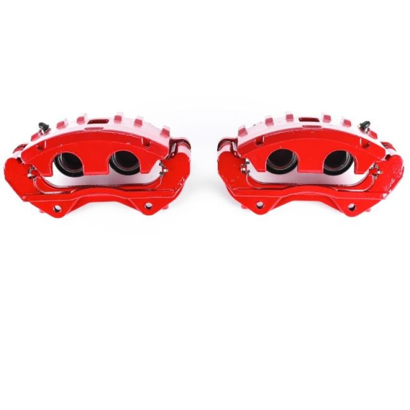 Power Stop 06-07 Cadillac CTS Front Red Calipers w/Brackets – Pair