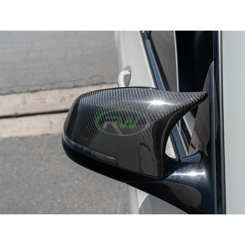 RW Carbon M Styled CF Mirror Cap Replacements – BMW / F10 / F13 / F01