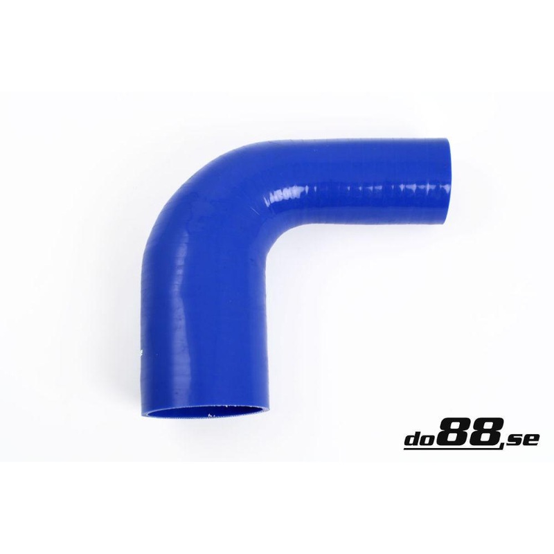 Silicone Hose Blue 90 degree 2,25 – 3” (57 – 76mm)