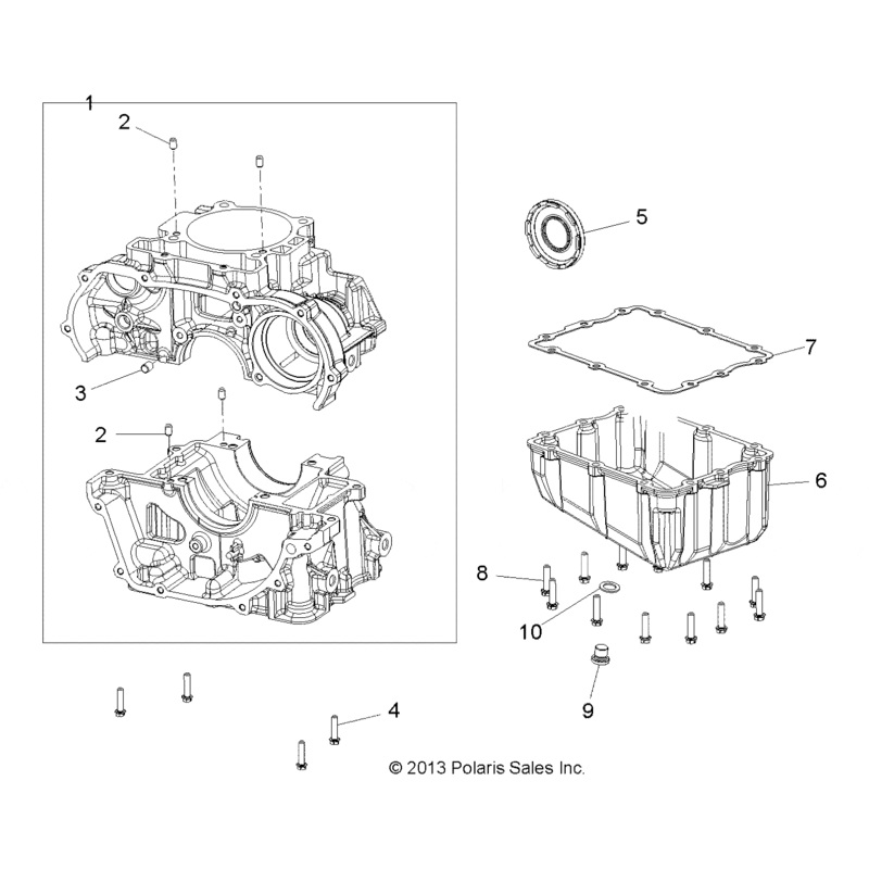Sump Cover Gasket by Polaris