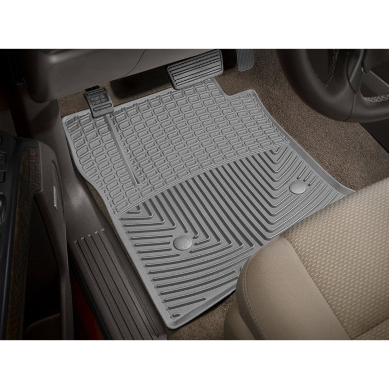 WeatherTech 22-23 Tundra CrewMax | Incl. 2022 Tundra Hybrid Front Rubber Mats – Grey | W611GR