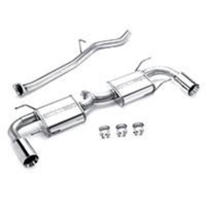 2004-2011 Mazda RX-8 Cat Back Exhaust; Dual Split Rear Exit by Magnaflow (15823)