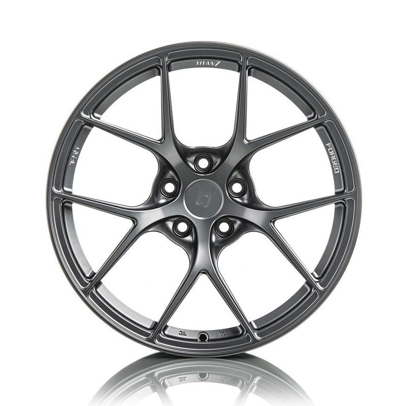 Titan 7 T-S5 Wheel 19×10.5 5×120 34mm Satin Titanium